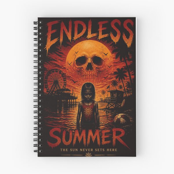 Item preview, Endless Summer Horror Skull Beach designed and sold by ERODED SELF.