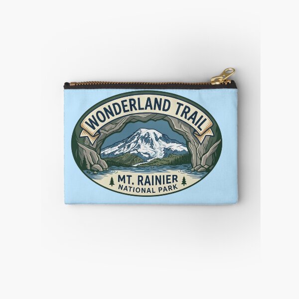 Item preview, Wonderland Trail Mt Rainier National Park Vintage Hiking Badge designed and sold by LittleArij.