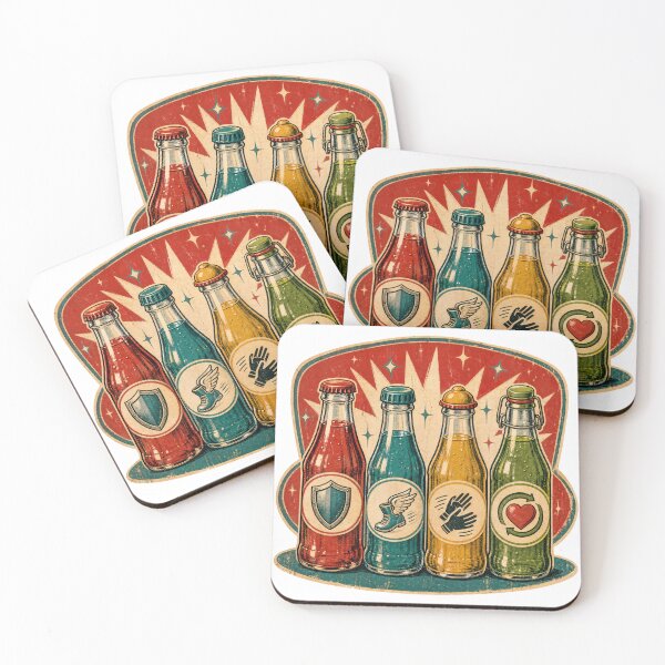 Item preview, Retro Undead Survival Soda Collection designed and sold by NextLevelThread.