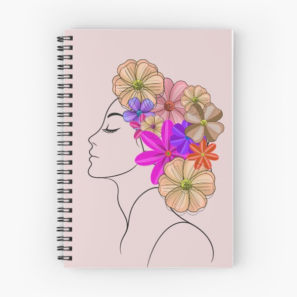 Item preview, Floral woman line art designed and sold by Designova10.