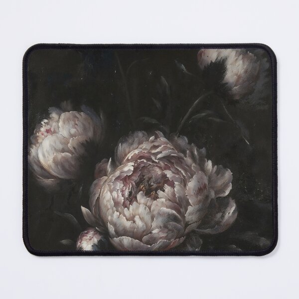 Item preview, Gothic White Peonies in Darkness designed and sold by DarkHolyQueen.