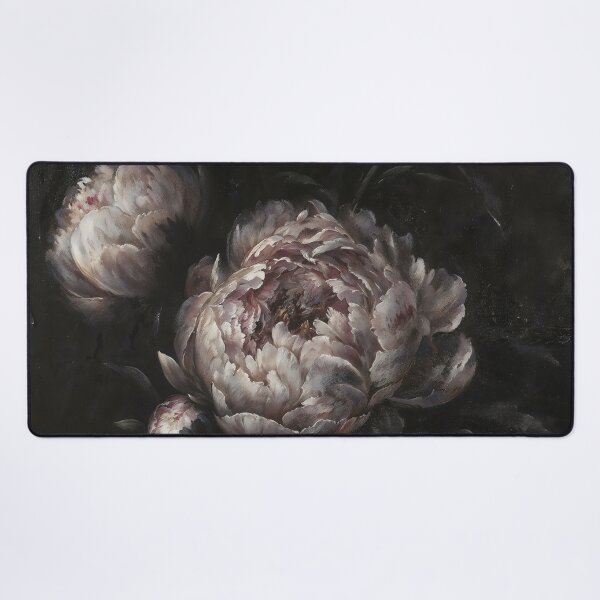 Item preview, Gothic White Peonies in Darkness designed and sold by DarkHolyQueen.