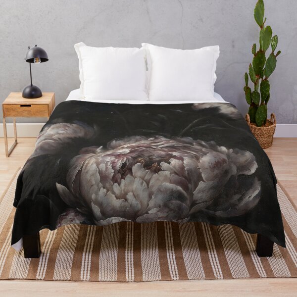 Item preview, Gothic White Peonies in Darkness designed and sold by DarkHolyQueen.