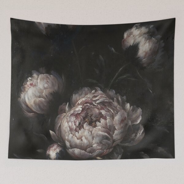 Item preview, Gothic White Peonies in Darkness designed and sold by DarkHolyQueen.