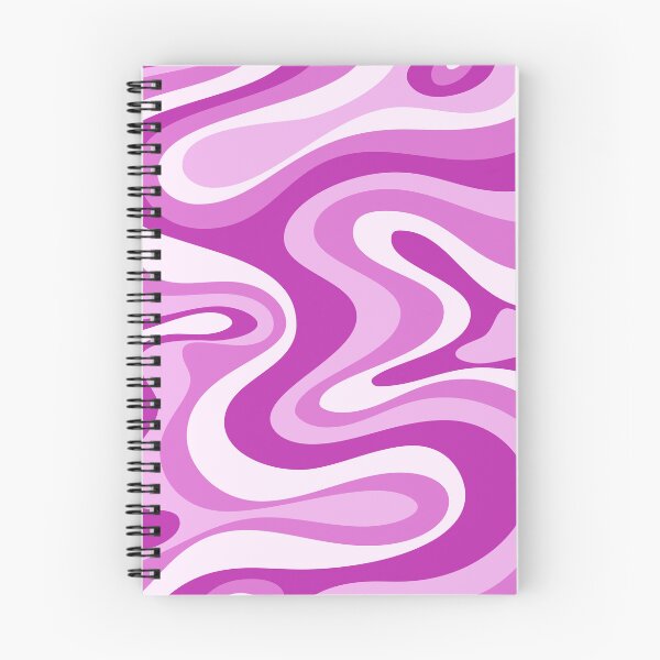 Item preview, Liquid Swirl Retro Abstract in purple tones, Cream, and White designed and sold by Differenceee.