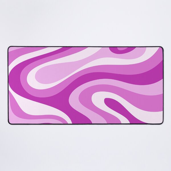 Item preview, Liquid Swirl Retro Abstract in purple tones, Cream, and White designed and sold by Differenceee.