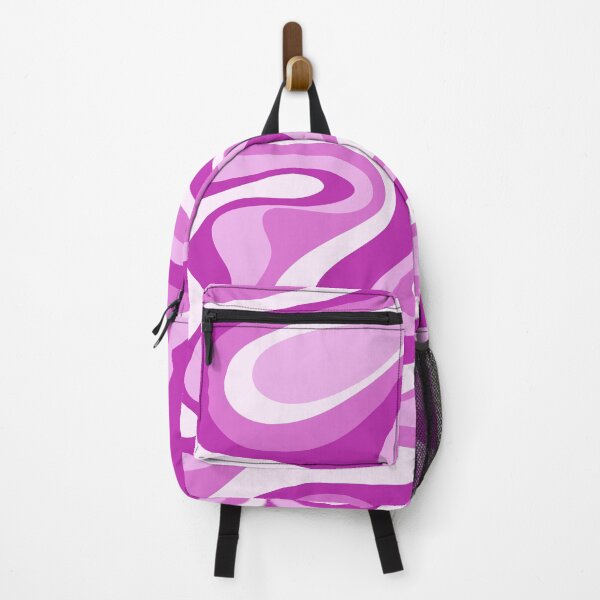 Item preview, Liquid Swirl Retro Abstract in purple tones, Cream, and White designed and sold by Differenceee.