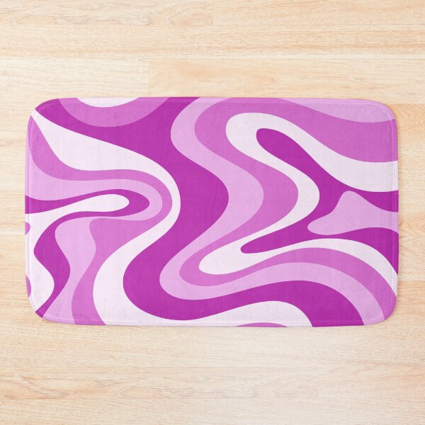Item preview, Liquid Swirl Retro Abstract in purple tones, Cream, and White designed and sold by Differenceee.