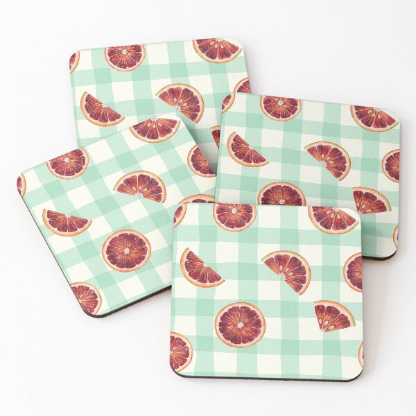 Item preview, slice blood orange pattern designed and sold by tampansgang.
