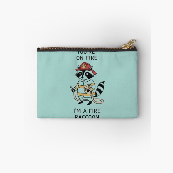 Item preview, Youre On Fire Im A Fire Raccoon Funny Firefighter Animal designed and sold by Amir Faysal.
