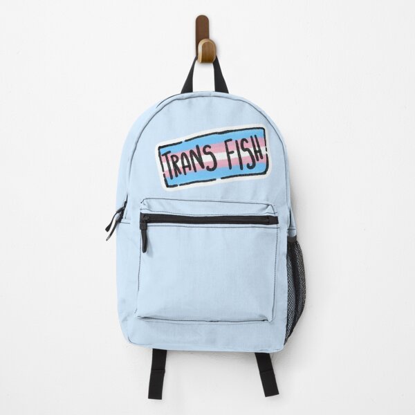 Item preview, Trans Fish (blue background) designed and sold by SamuelDendro.