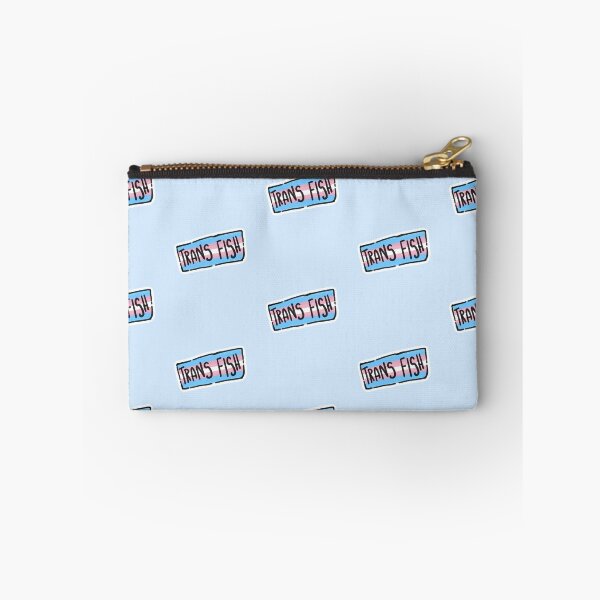 Item preview, Trans Fish (blue background) designed and sold by SamuelDendro.