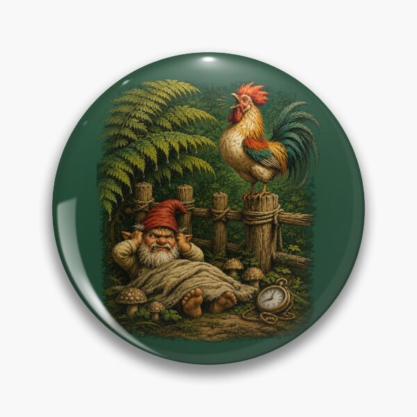 Item preview, The Loudest Neighbor in the Forest – Funny Gnome Art designed and sold by Alpine-Ink.