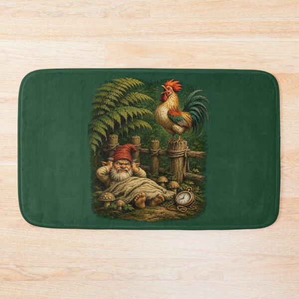 Item preview, The Loudest Neighbor in the Forest – Funny Gnome Art designed and sold by Alpine-Ink.