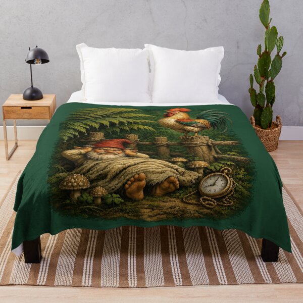 Item preview, The Loudest Neighbor in the Forest – Funny Gnome Art designed and sold by Alpine-Ink.