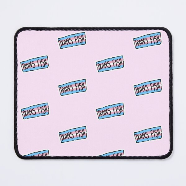 Item preview, Trans Fish (pink background) designed and sold by SamuelDendro.