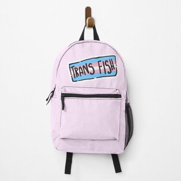 Item preview, Trans Fish (pink background) designed and sold by SamuelDendro.