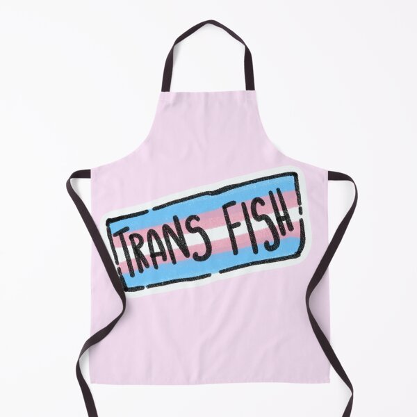 Item preview, Trans Fish (pink background) designed and sold by SamuelDendro.