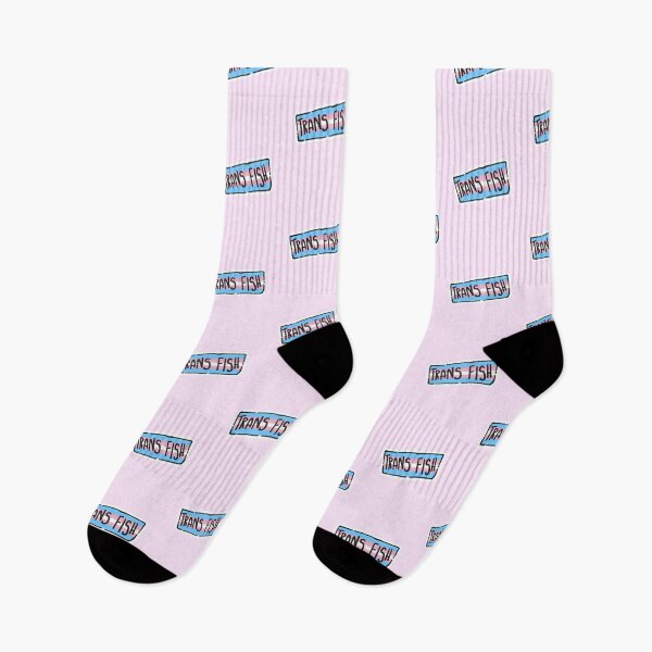 Item preview, Trans Fish (pink background) designed and sold by SamuelDendro.