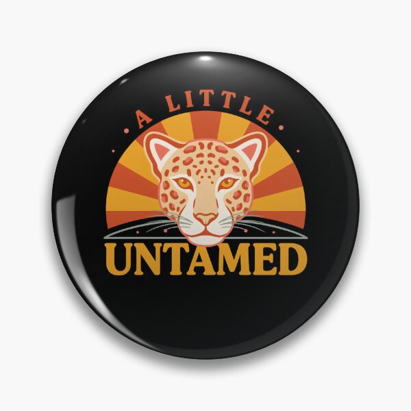 Item preview, A Little Untamed T Shirt, Leopard Print Shirt, Retro Animal Print Tee, Wild Fashion Gift designed and sold by Daily Mood Tees.