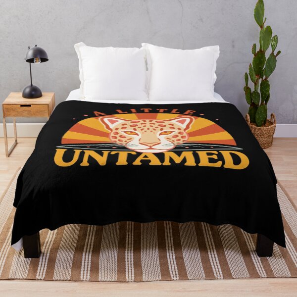 Item preview, A Little Untamed T Shirt, Leopard Print Shirt, Retro Animal Print Tee, Wild Fashion Gift designed and sold by Daily Mood Tees.