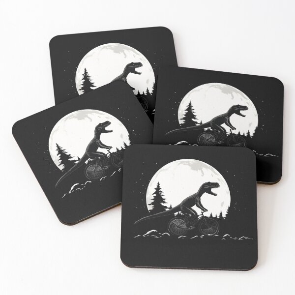 Item preview, T-Rex Moonlight Bike Ride designed and sold by GetGoodFit.