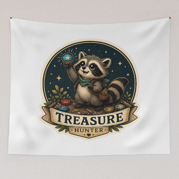 Item preview, Tiny Treasure Hunter designed and sold by AbstractAnom.