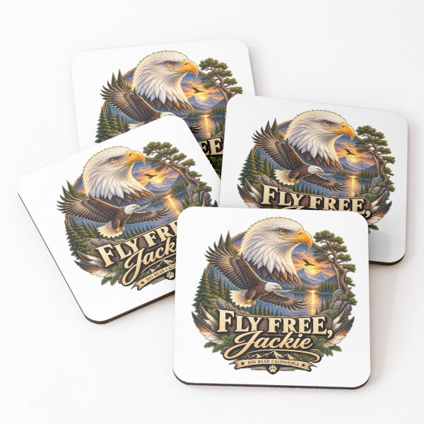 Item preview, Jackie Forever Our Queen Bald Eagle Memorial Tribute designed and sold by CirceRavens.