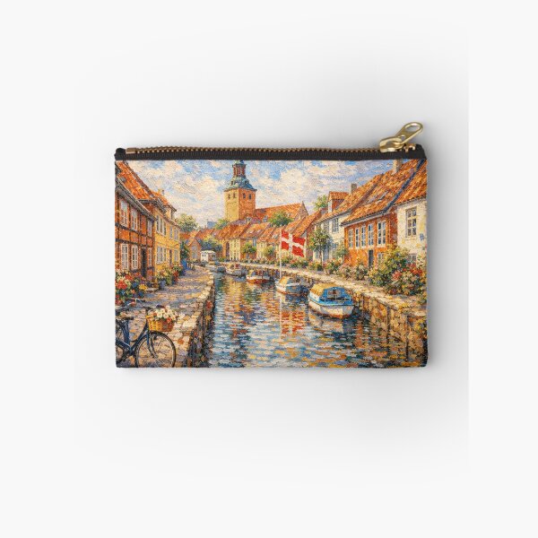 Item preview, A painting of Faaborg, Denmark – A Beautiful place in Europe. designed and sold by GalleryKauffeld.