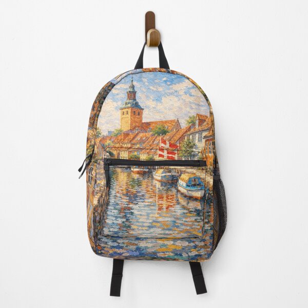 Item preview, A painting of Faaborg, Denmark – A Beautiful place in Europe. designed and sold by GalleryKauffeld.