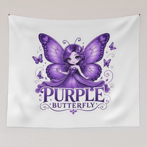 Item preview, Purple Butterfly designed and sold by Stylestickers55.