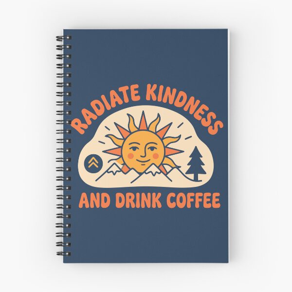 Item preview, Radiate Kindness And Drink Coffee Vintage Sun Retro designed and sold by Amir Faysal.