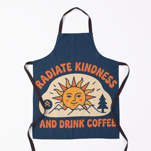 Item preview, Radiate Kindness And Drink Coffee Vintage Sun Retro designed and sold by Amir Faysal.