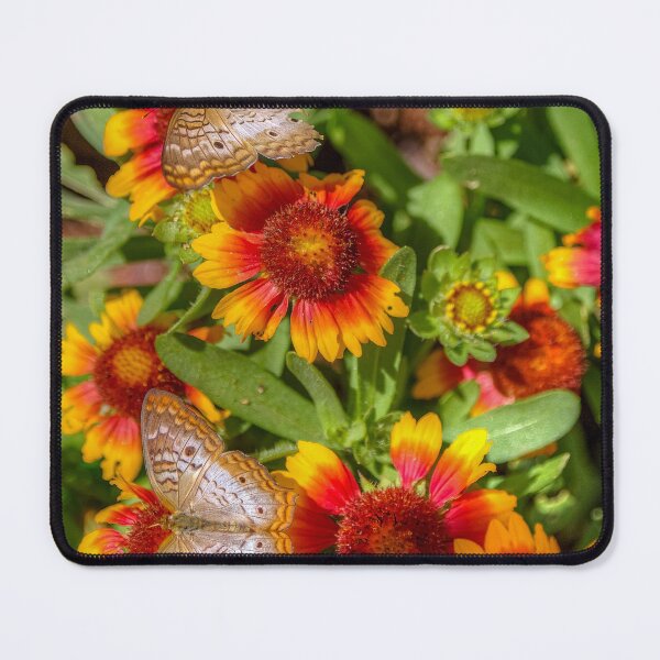 Item preview, Orange Flowers and Butterflies designed and sold by River Oak Media.