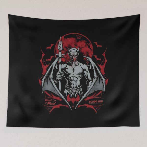 Item preview, Gothic Vampire Warrior Graphic, Dark Fantasy Demon Art, Winged Occult Knight, Medieval Horror Aesthetic Gift designed and sold by Blebaylem.