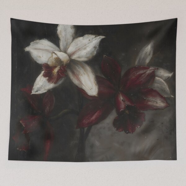 Item preview, Gothic Red and White Orchids designed and sold by DarkHolyQueen.