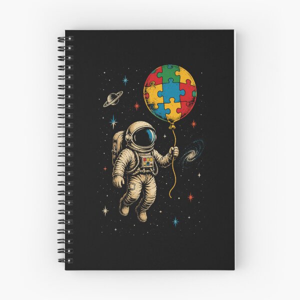 Item preview, Retro Astronaut Holding Colorful Puzzle Planet Balloon  designed and sold by Moizento.