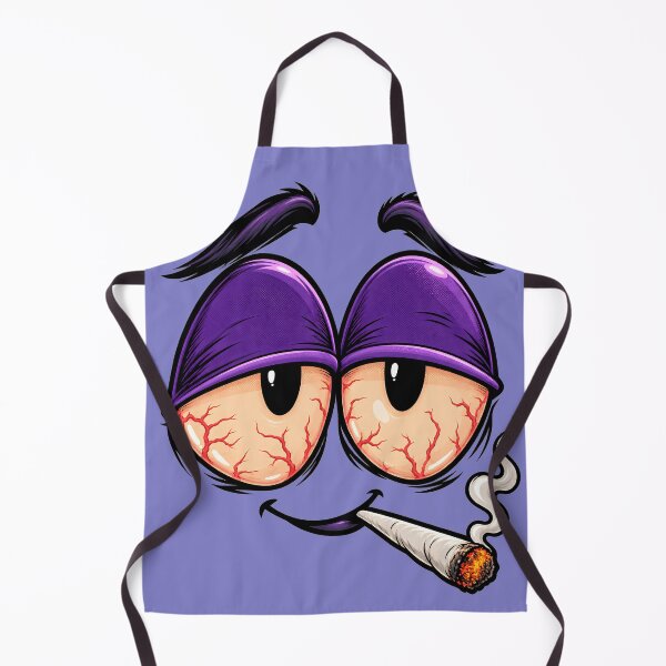 Item preview, High As Hell Stoner Eyes Joint Face designed and sold by WAUZ.