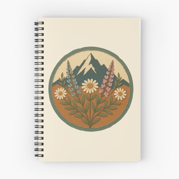 Item preview, Alpine Meadow Wildflowers and Mountain Scenery designed and sold by ITCHAWAWAA.