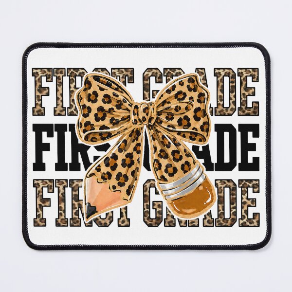 Item preview, Leopard 1st Grade Bow Floral Back to School Teachers Kids designed and sold by hemagamo.