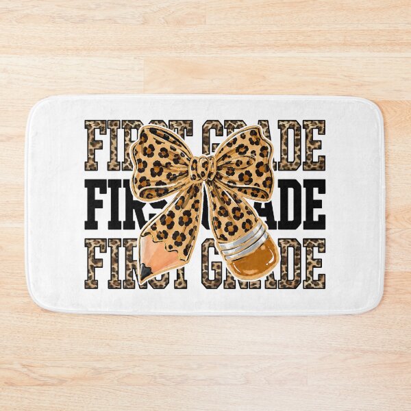Item preview, Leopard 1st Grade Bow Floral Back to School Teachers Kids designed and sold by hemagamo.