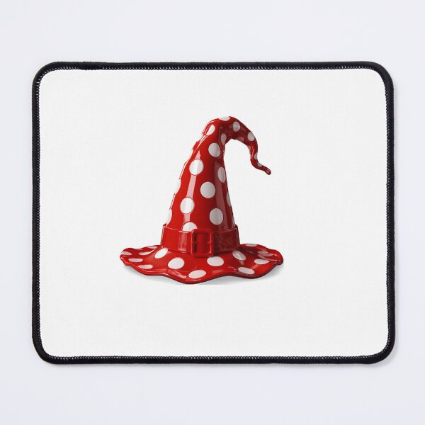 Item preview, Red Polka Dot Witch Hat with Buckle designed and sold by YourColorsWall.