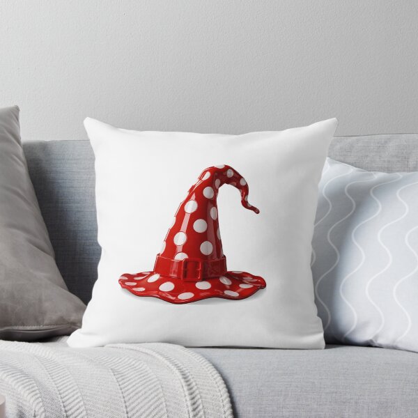Item preview, Red Polka Dot Witch Hat with Buckle designed and sold by YourColorsWall.