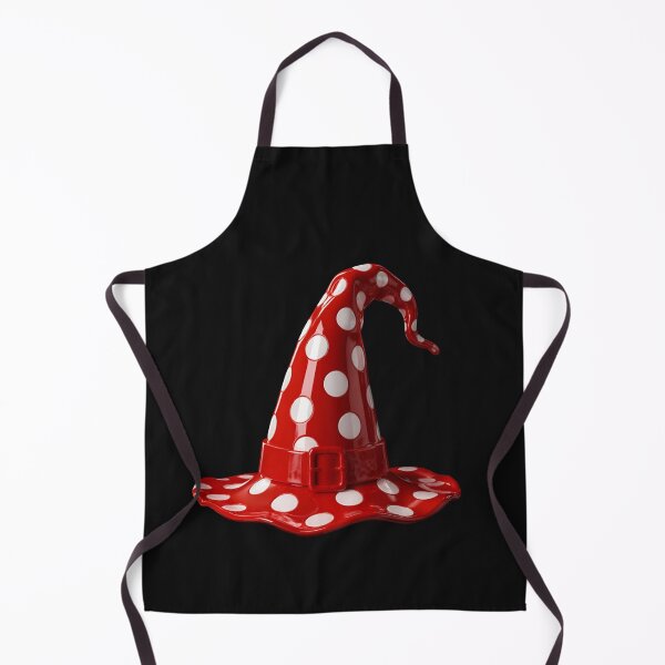 Item preview, Red Polka Dot Witch Hat with Buckle designed and sold by YourColorsWall.