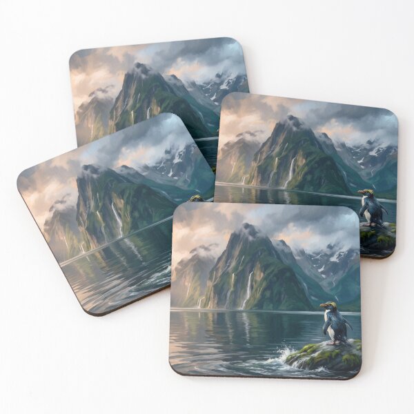 Item preview, Milford Sound New Zealand designed and sold by RedPeaStudio.