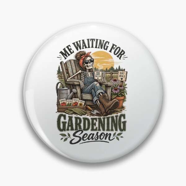 Item preview, Me Waiting for Gardening Season – Funny Gardener, Garden Lover & Plant Mom Design designed and sold by InkBarn.