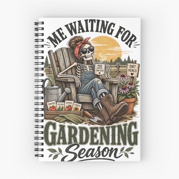 Item preview, Me Waiting for Gardening Season – Funny Gardener, Garden Lover & Plant Mom Design designed and sold by InkBarn.