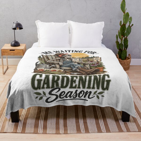 Item preview, Me Waiting for Gardening Season – Funny Gardener, Garden Lover & Plant Mom Design designed and sold by InkBarn.
