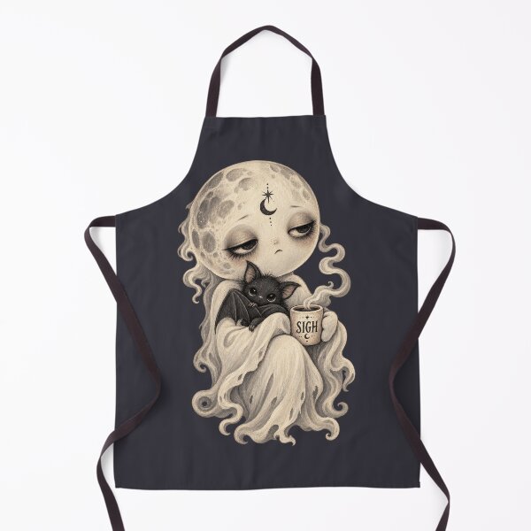 Item preview, SIGH Moon Spirit for Spooky Cute Goths designed and sold by POD DYNASTY | Original Print On Demand T-Shirt Graphics.