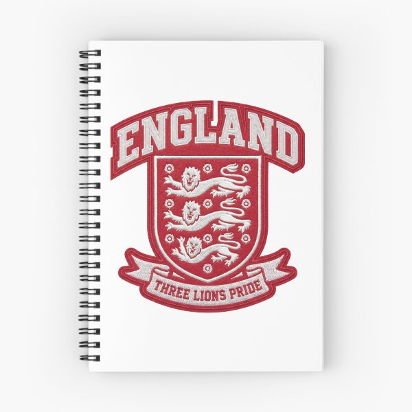 Item preview, England Three Lions Pride Embroidered Athletic Sport Crest designed and sold by Pride Emblem Prints.